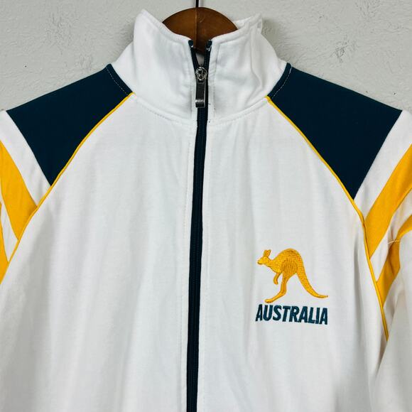 Crane Sports Australia Full Zip Jacket Mock Neck Kangaroo - S - Picture 2 of 6